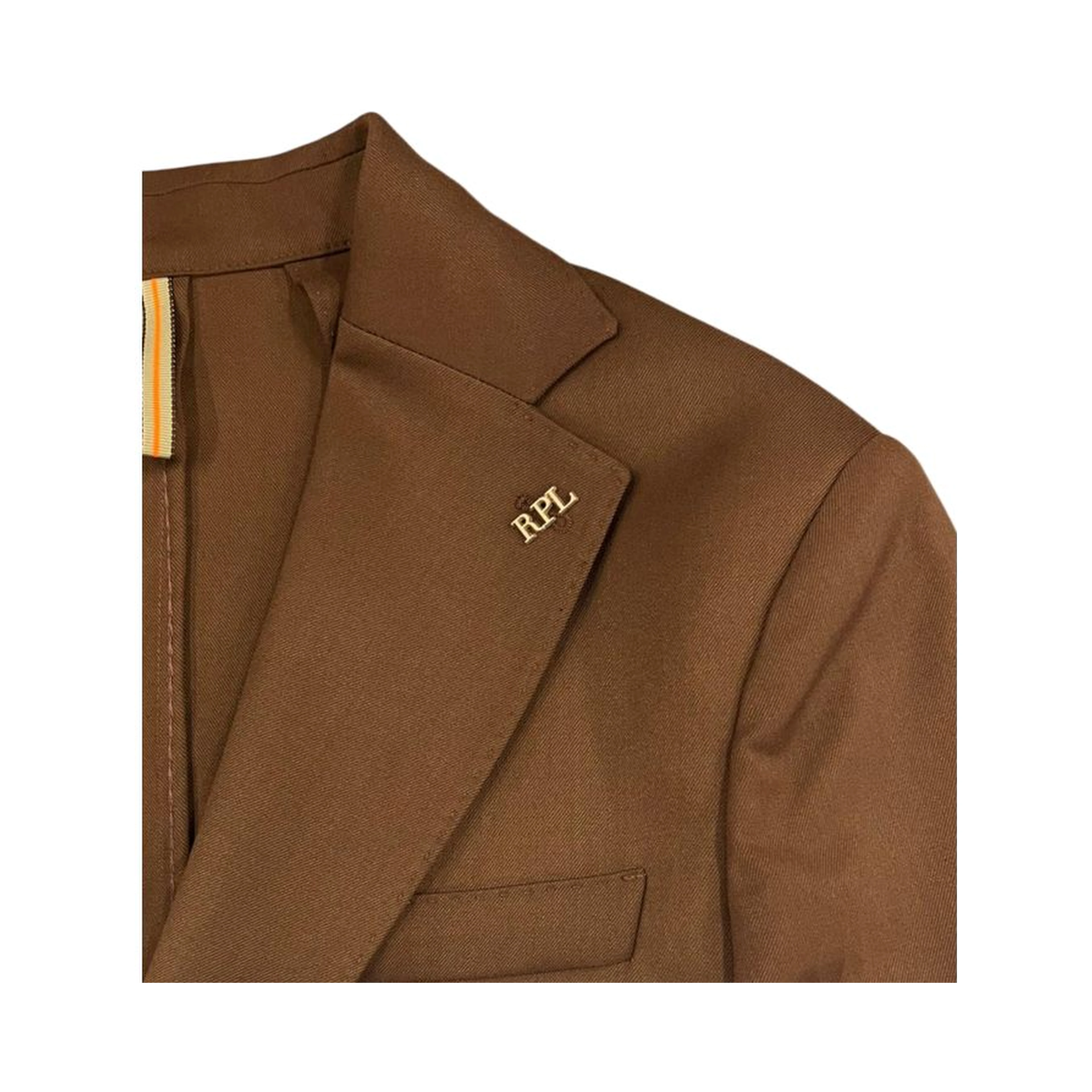Brown Viscose Men's Jacket