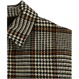 Black Viscose Men Jacket