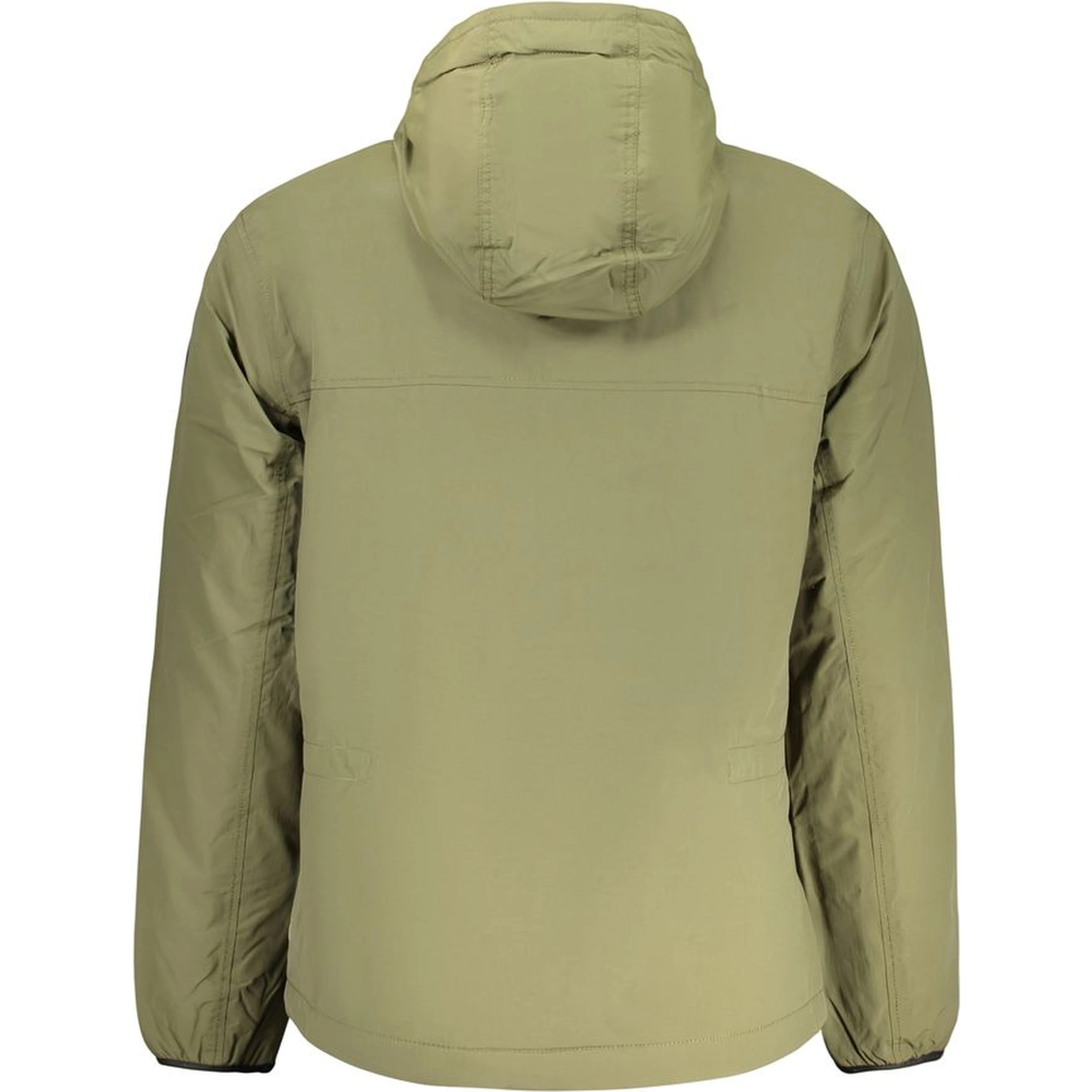 Green Polyamide Full-Length Jacket