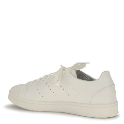 White Calf Leather Bos Taurus Athletic Sneakers
