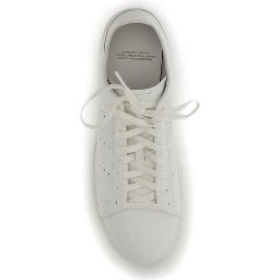 White Calf Leather Bos Taurus Athletic Sneakers