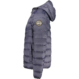 Blue Poliammide Mens Jacket