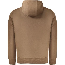 Brown Cotton Sweatshirt
