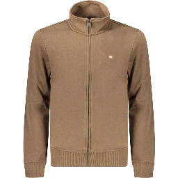 Brown Cotton Men's Sweatshirt