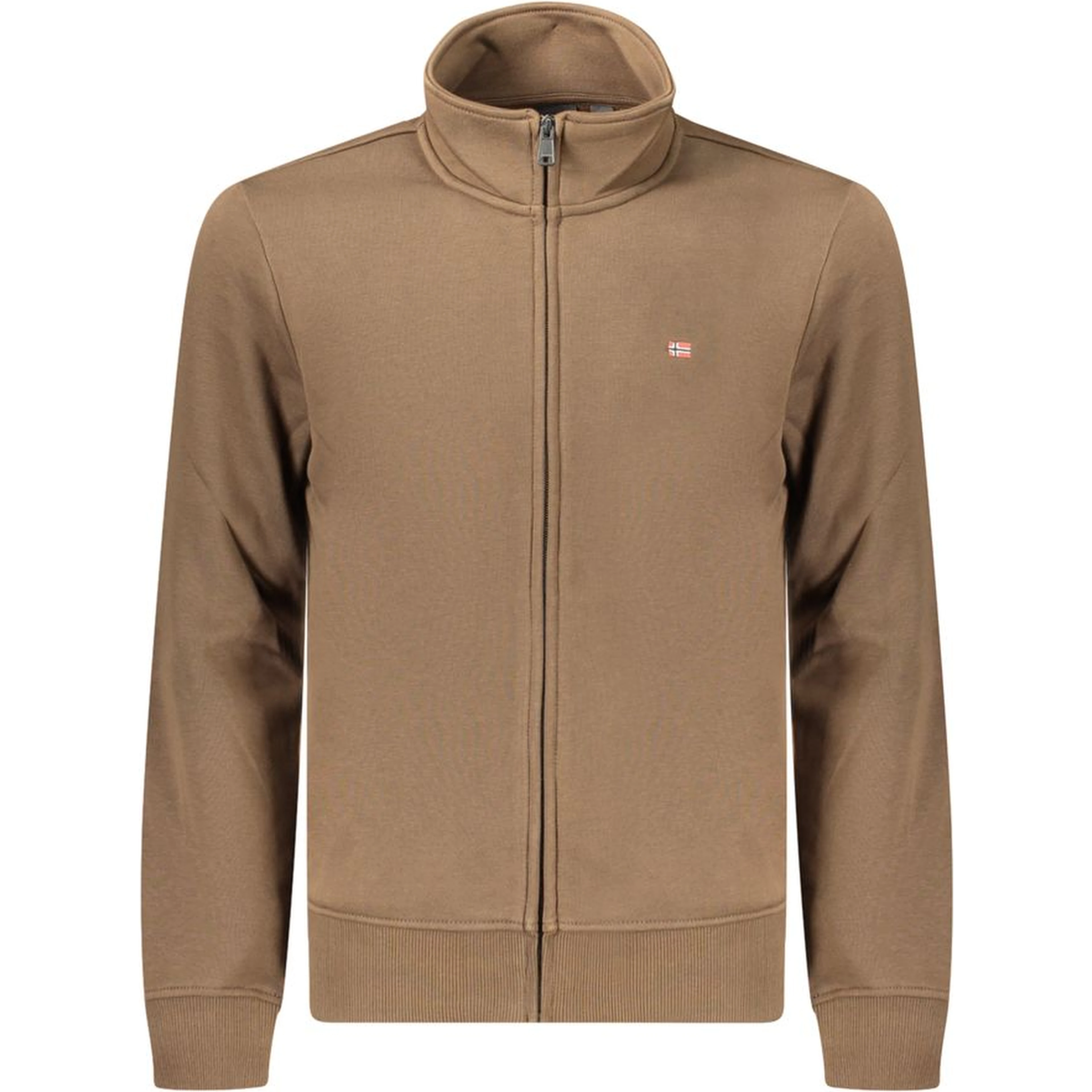 Brown Cotton Men's Sweatshirt