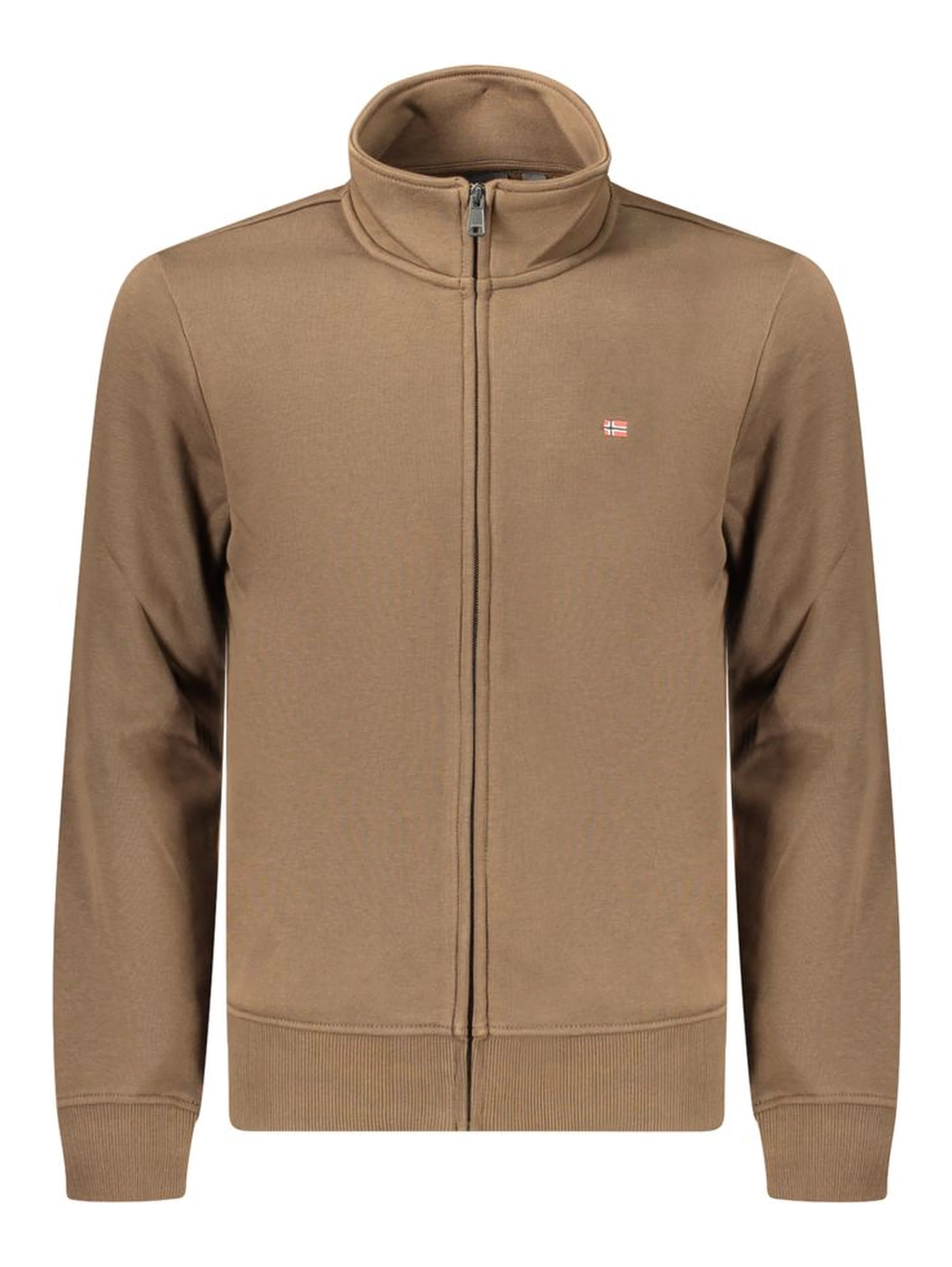 Brown Cotton Men's Sweatshirt