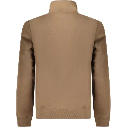 Brown Cotton Men's Sweatshirt