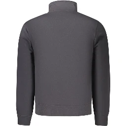 Black Cotton Men's Sweatshirt