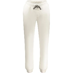 White Cotton Men's Trousers