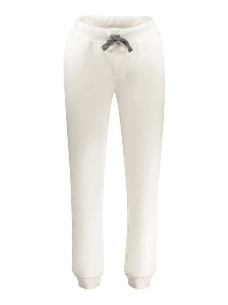 White Cotton Men's Trousers