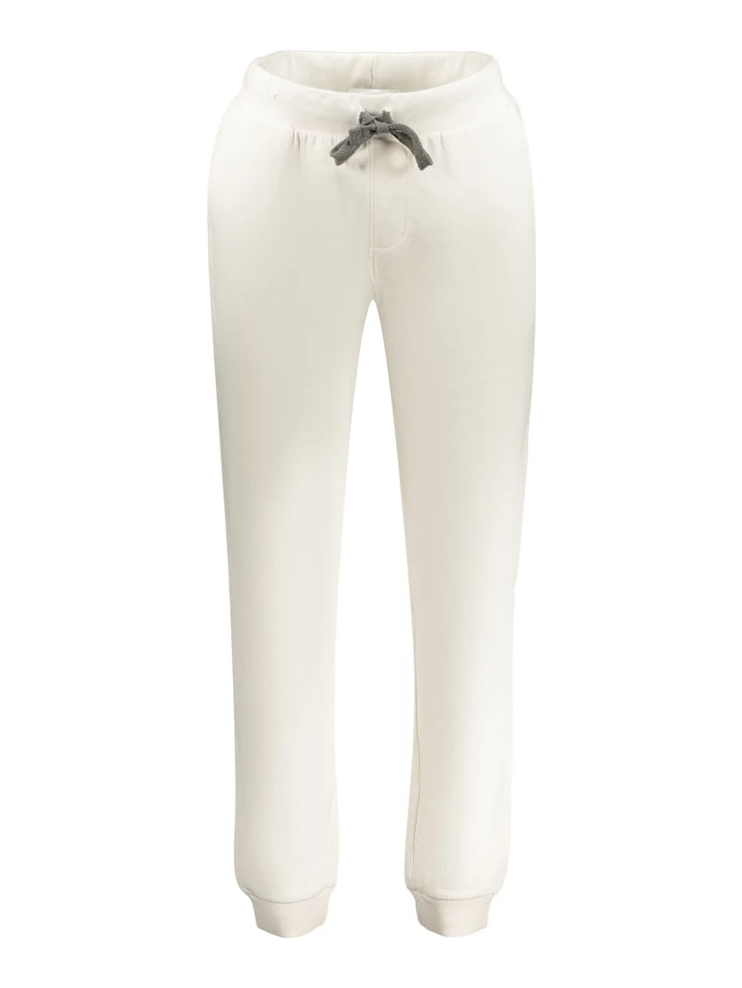 White Cotton Men's Trousers