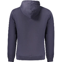 Blue Cotton Mens Sweatshirt