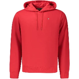 Red Cotton Men's Sweatshirt