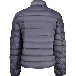 Blue Polyamide Men's Jacket