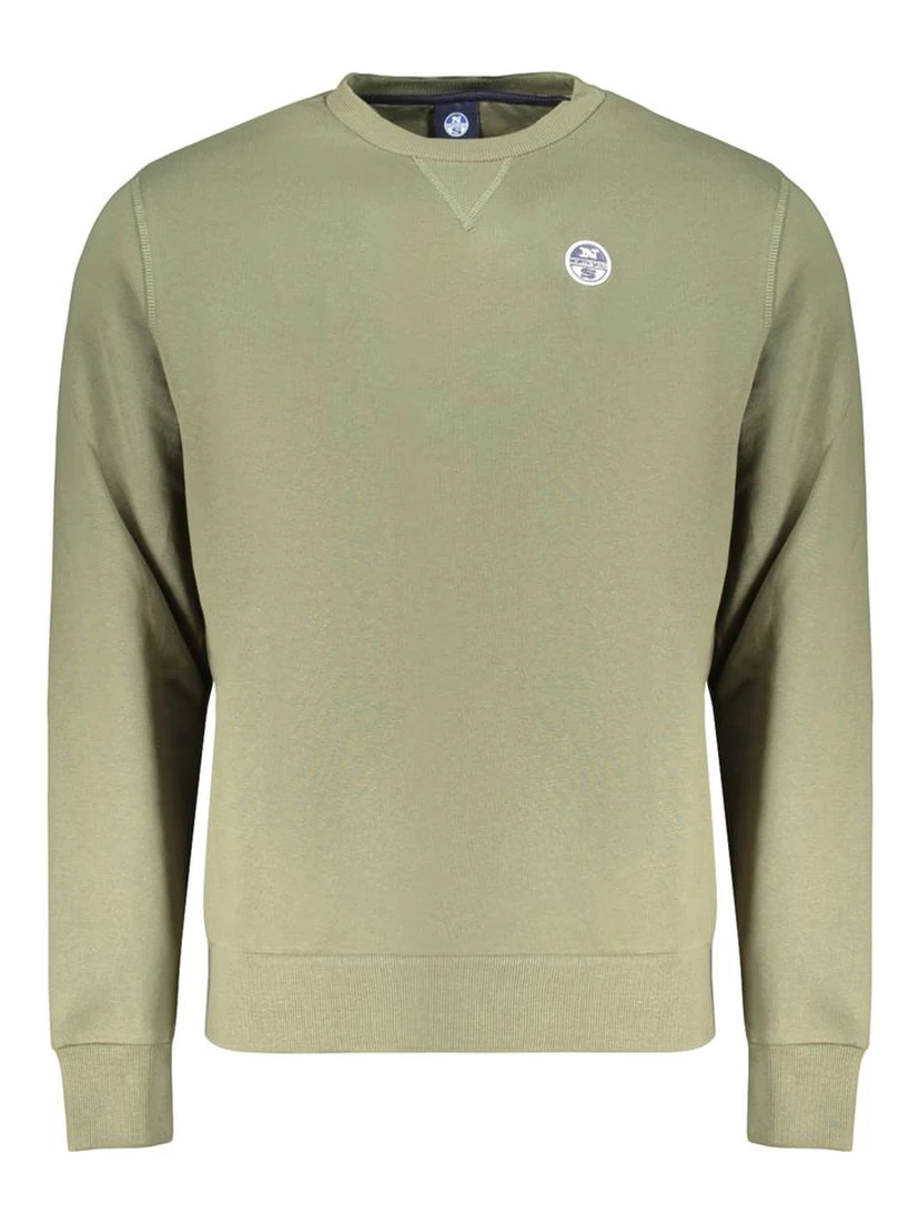 Green Cotton Menswear Sweatshirt