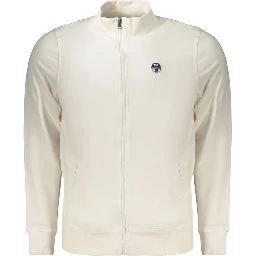 White Cotton Men's Sweatshirt