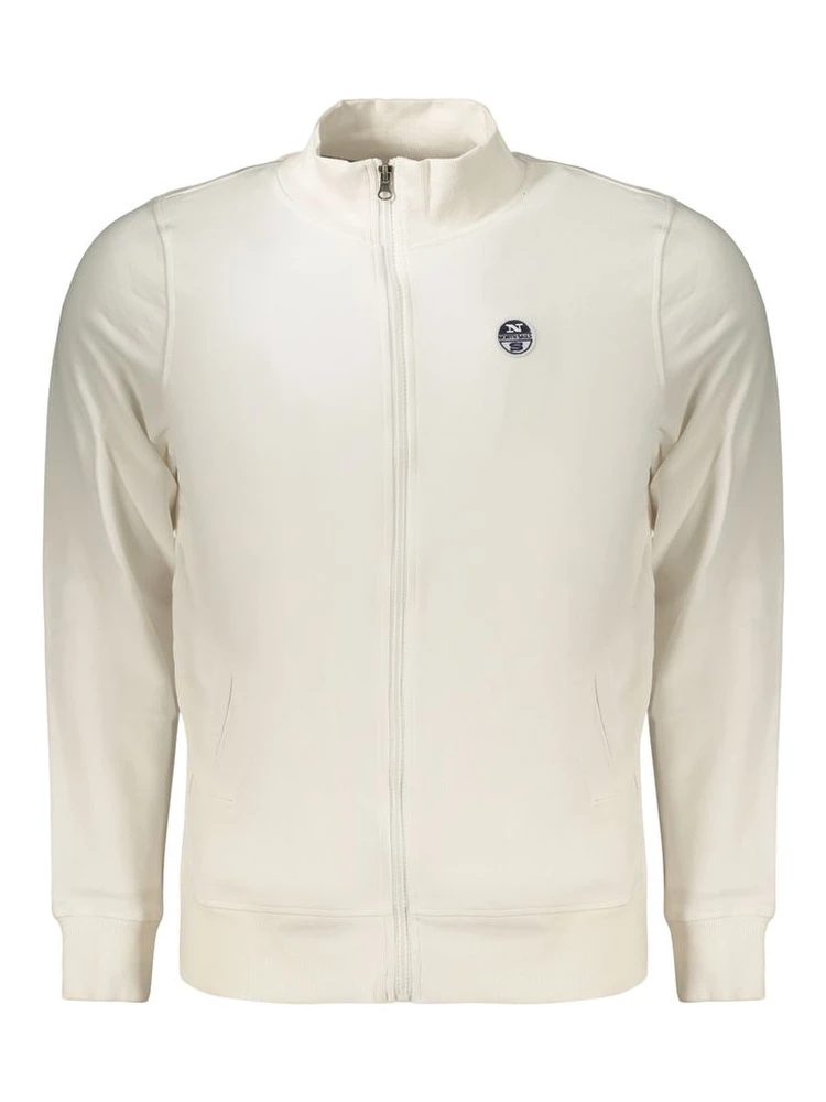 White Cotton Men's Sweatshirt