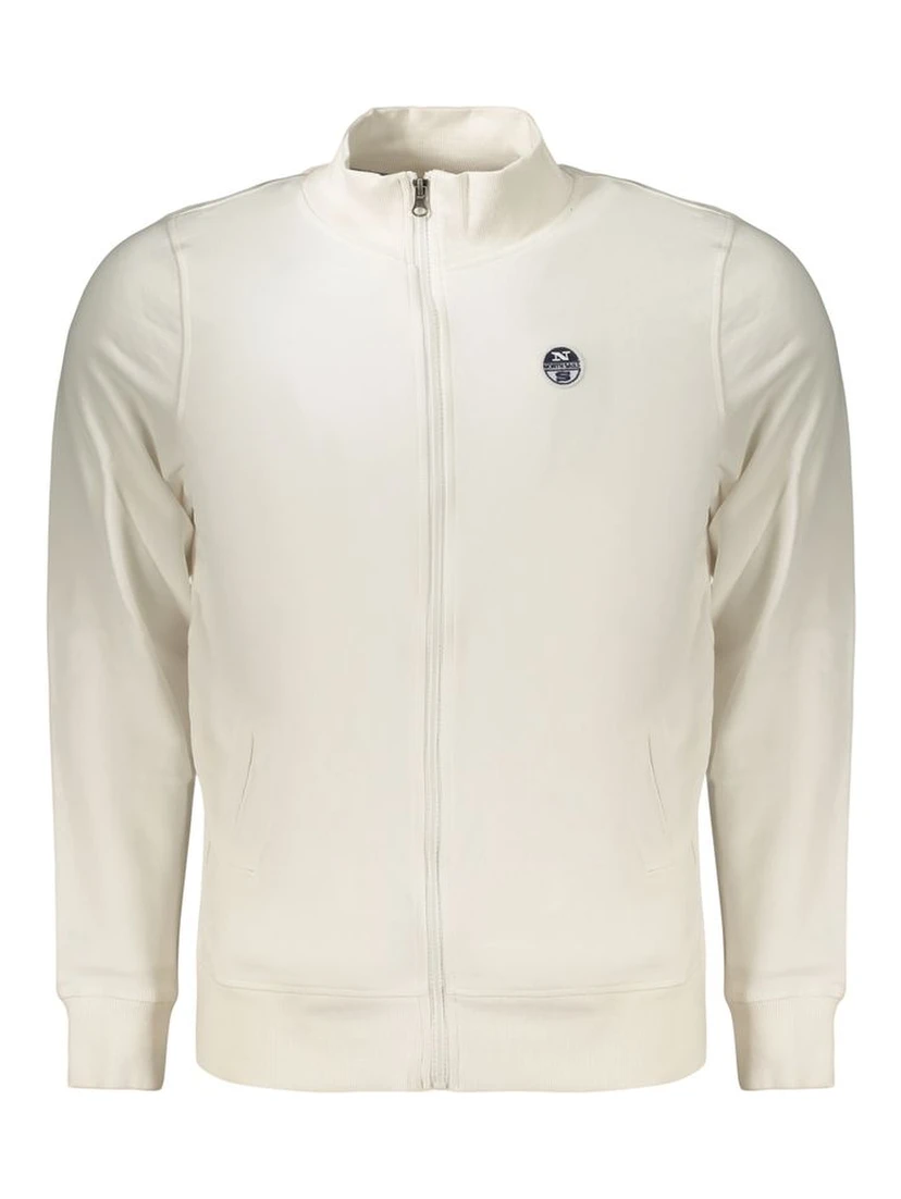 White Cotton Men's Sweatshirt
