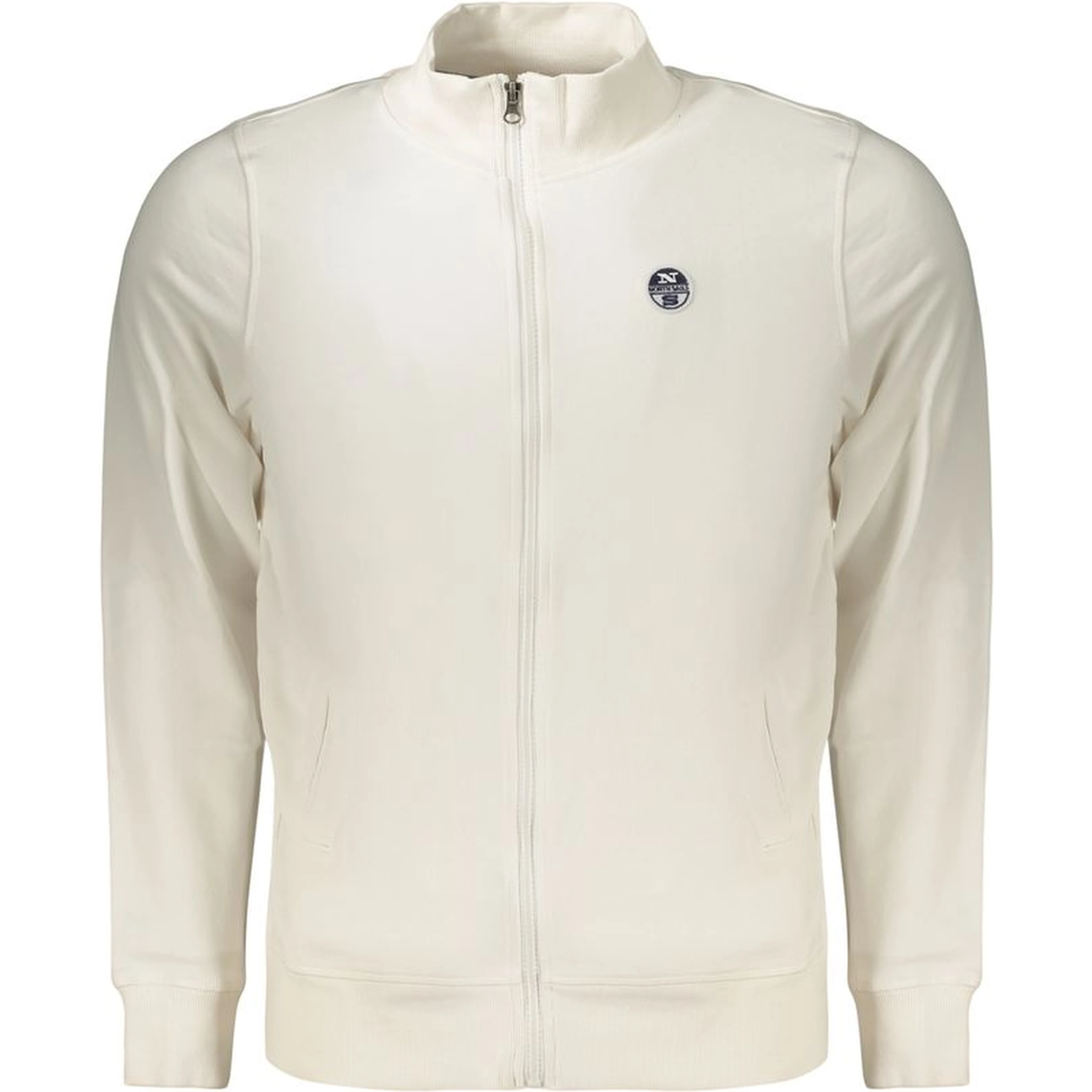 White Cotton Men's Sweatshirt