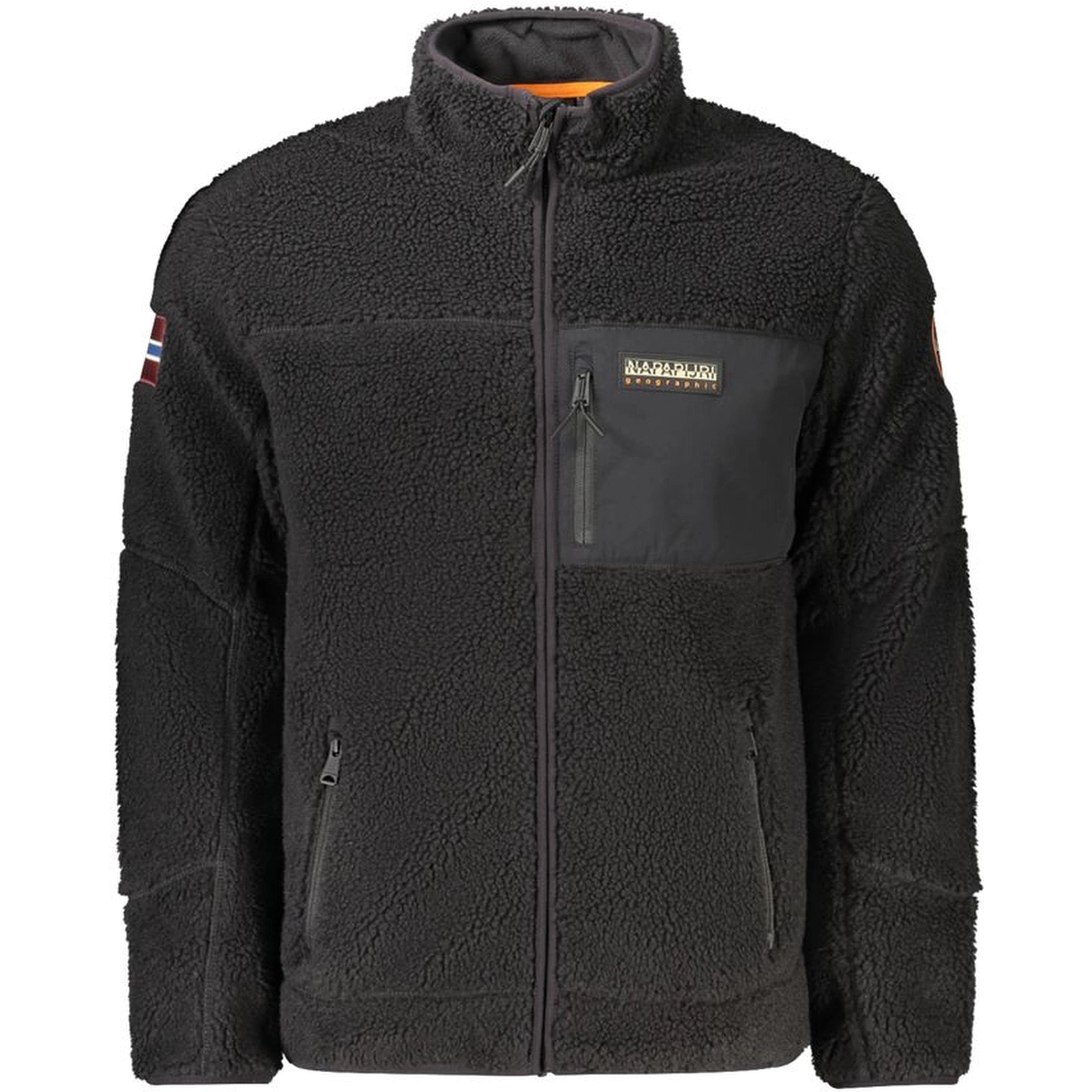 Black Polyamide Men's Jacket