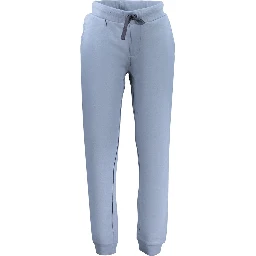 Blue Cotton Men's Trouser