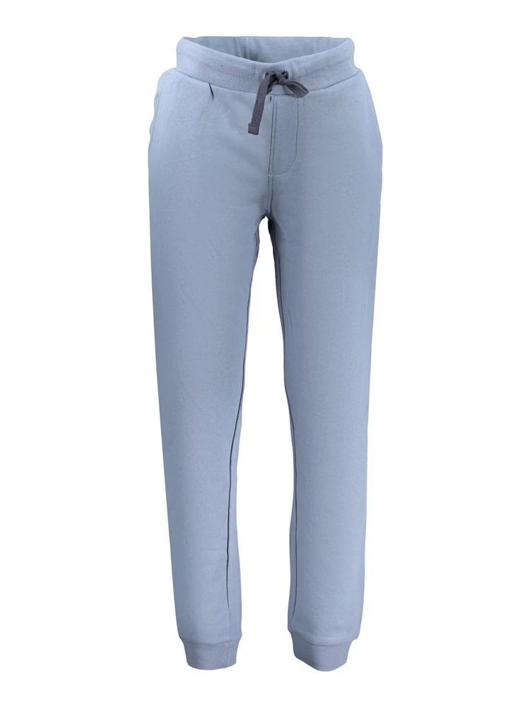 Blue Cotton Men's Trouser