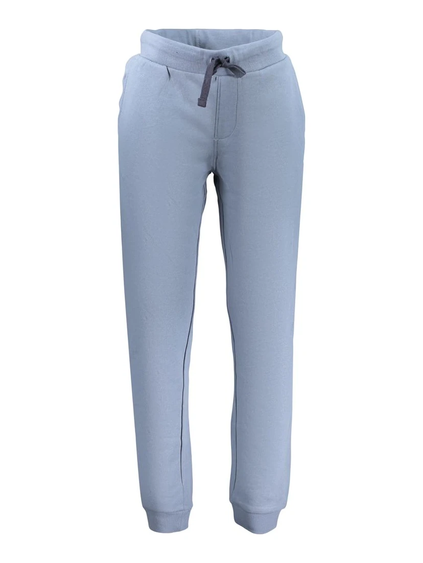Blue Cotton Men's Trouser