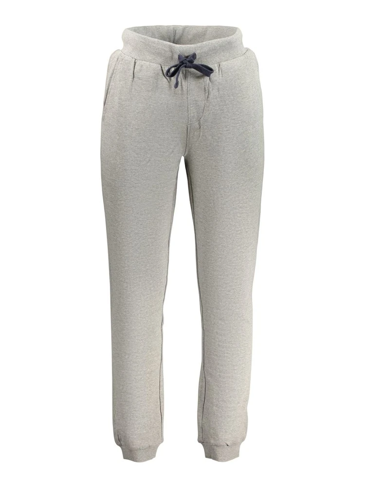 Gray Cotton Men's Trousers