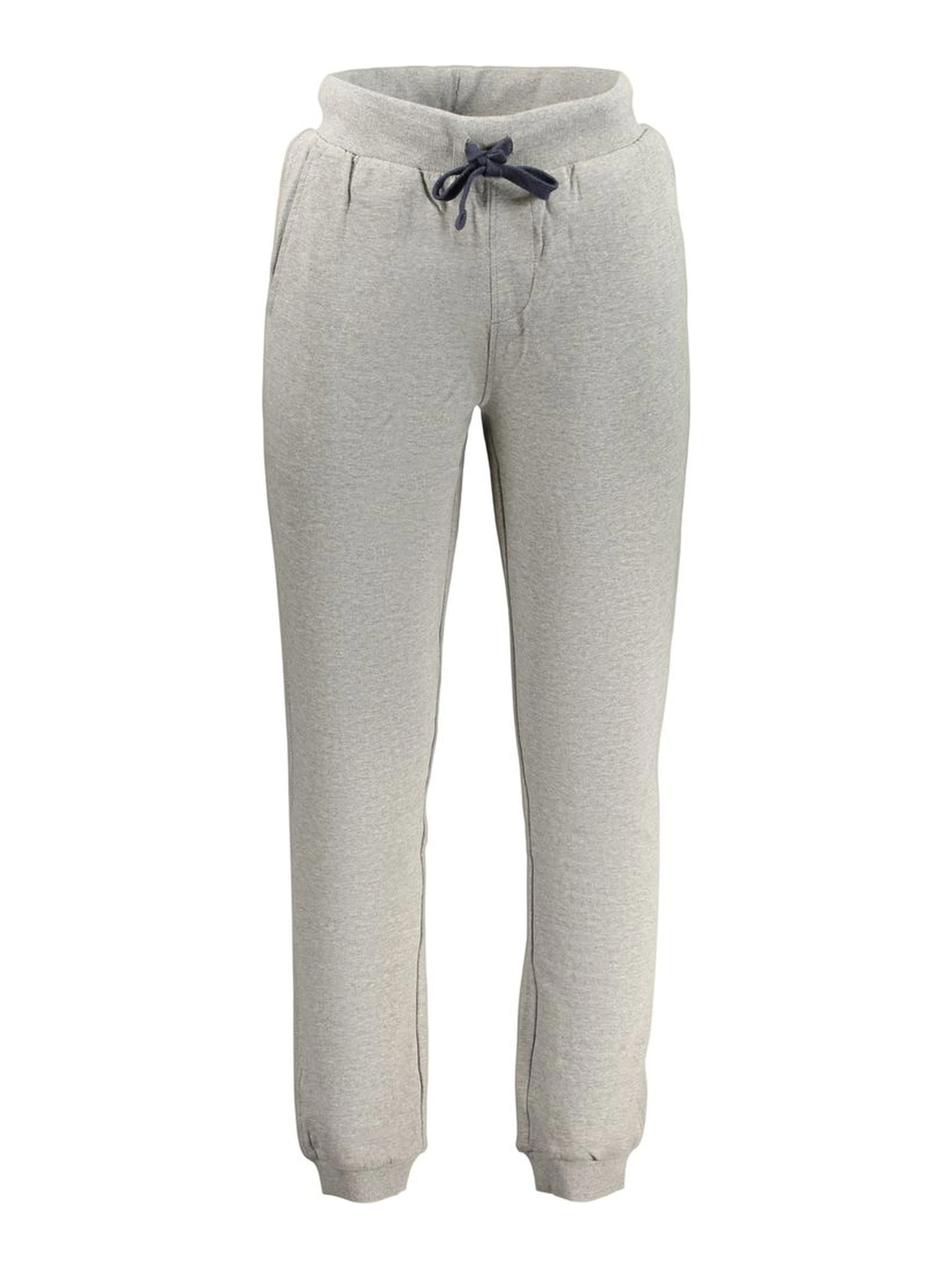 Gray Cotton Men's Trousers