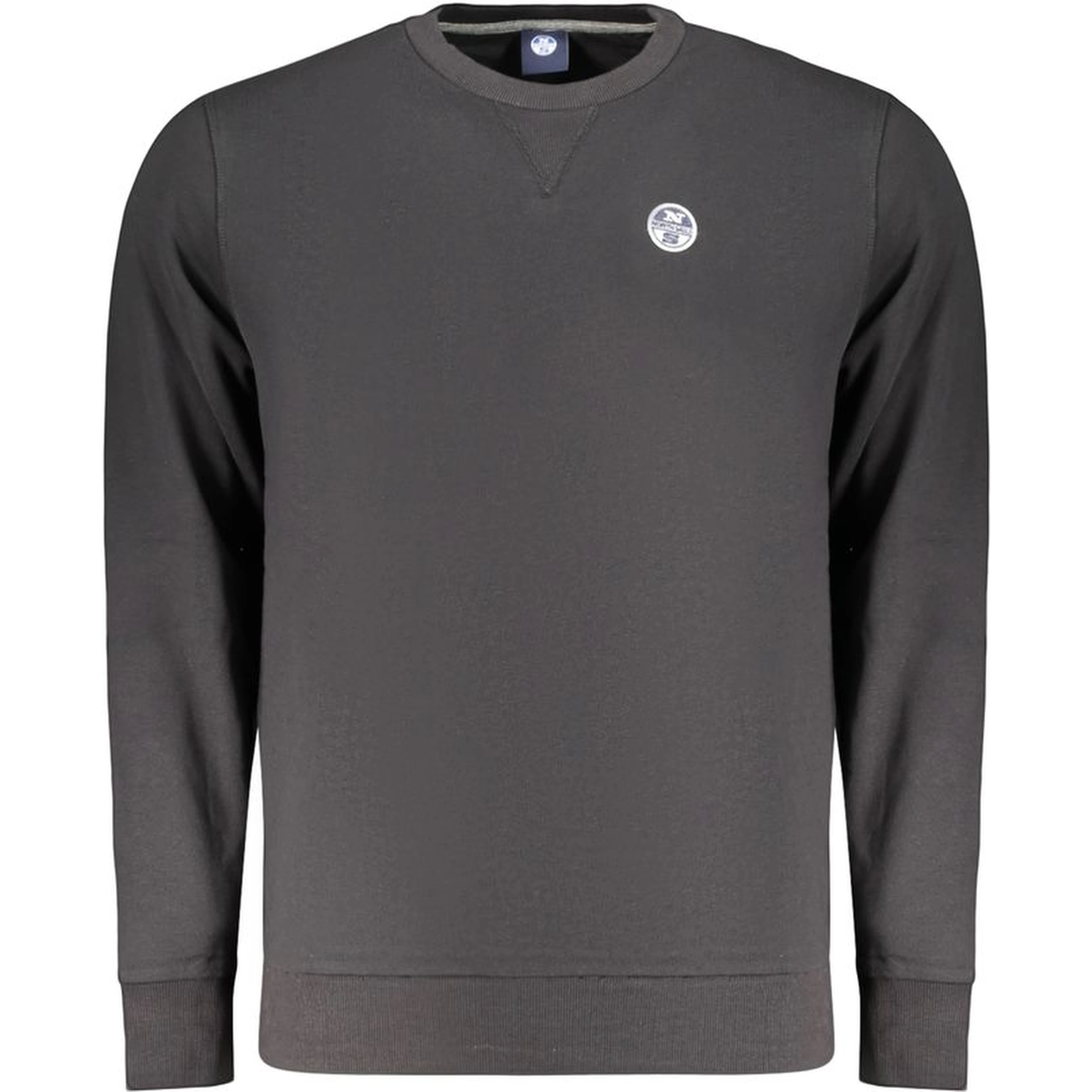 Black Cotton Mens Sweatshirt