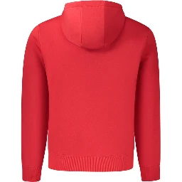 Red Cotton Men's Sweatshirt