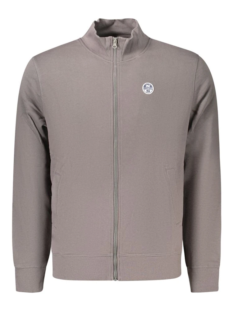 Gray Cotton Men's Sweatshirt