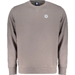 Gray Cotton Men's Sweatshirt