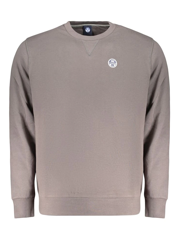 Gray Cotton Men's Sweatshirt