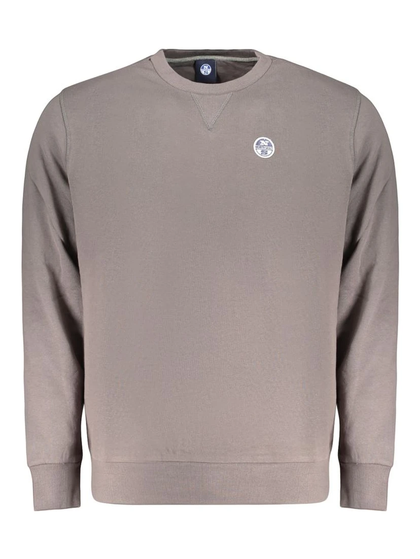 Gray Cotton Men's Sweatshirt