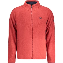 Rosso Poliestere Uomo Felpa