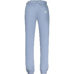 Blue Cotton Men's Trouser