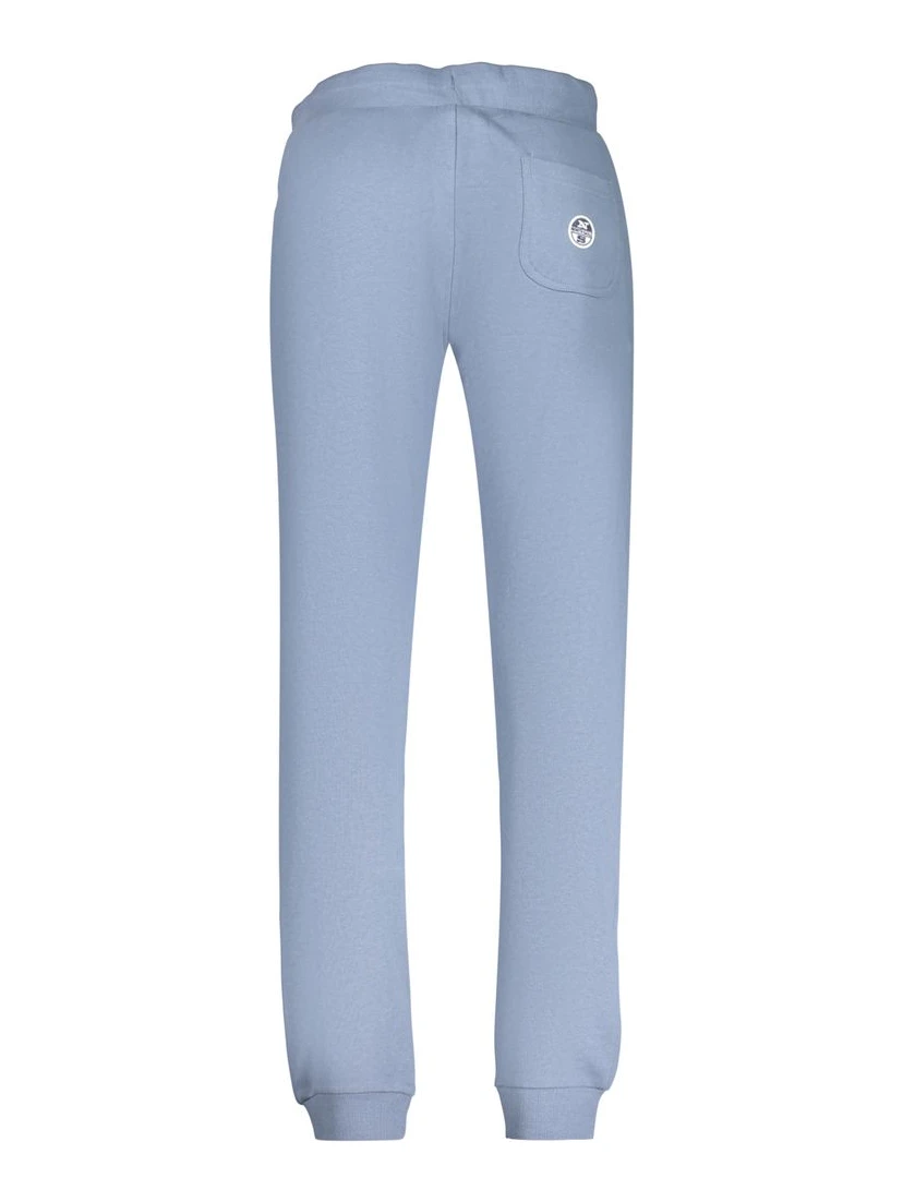 Blue Cotton Men's Trouser