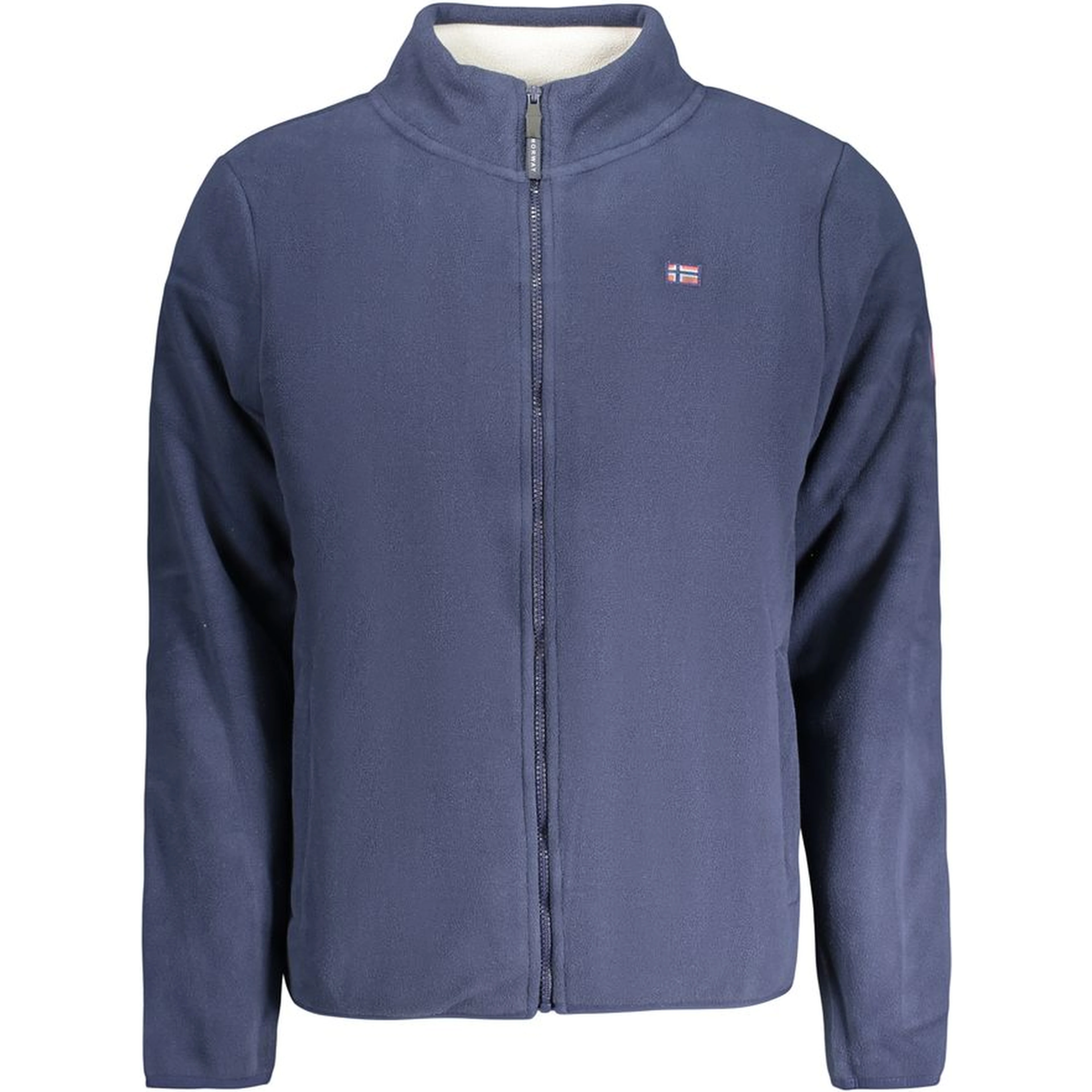 Blue Polyester Men's Sweatshirt