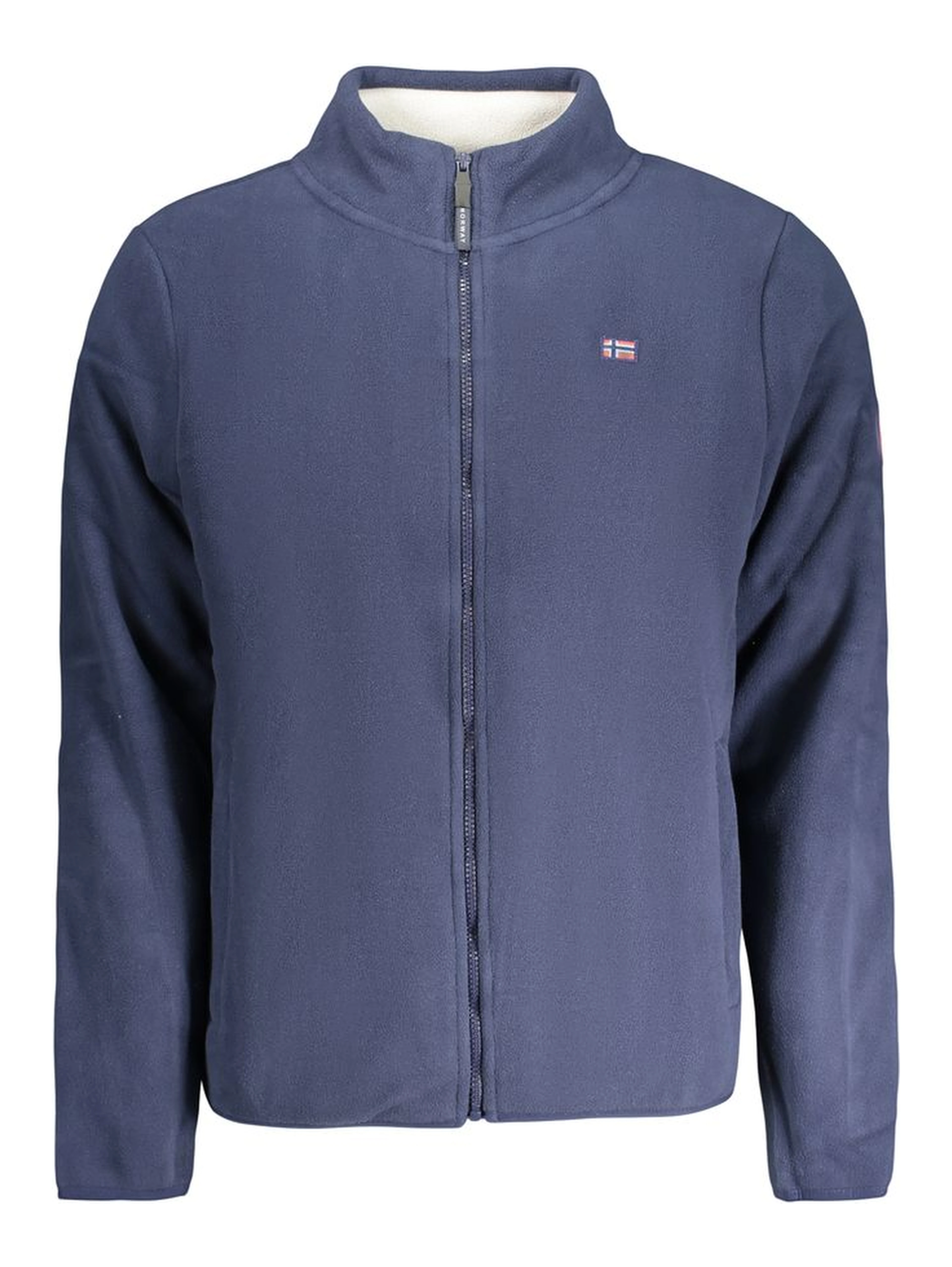Blue Polyester Men's Sweatshirt