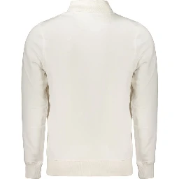 White Cotton Men's Sweatshirt