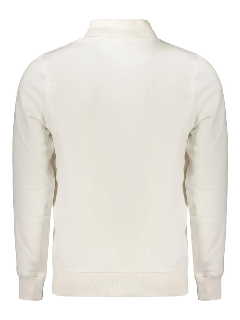White Cotton Men's Sweatshirt