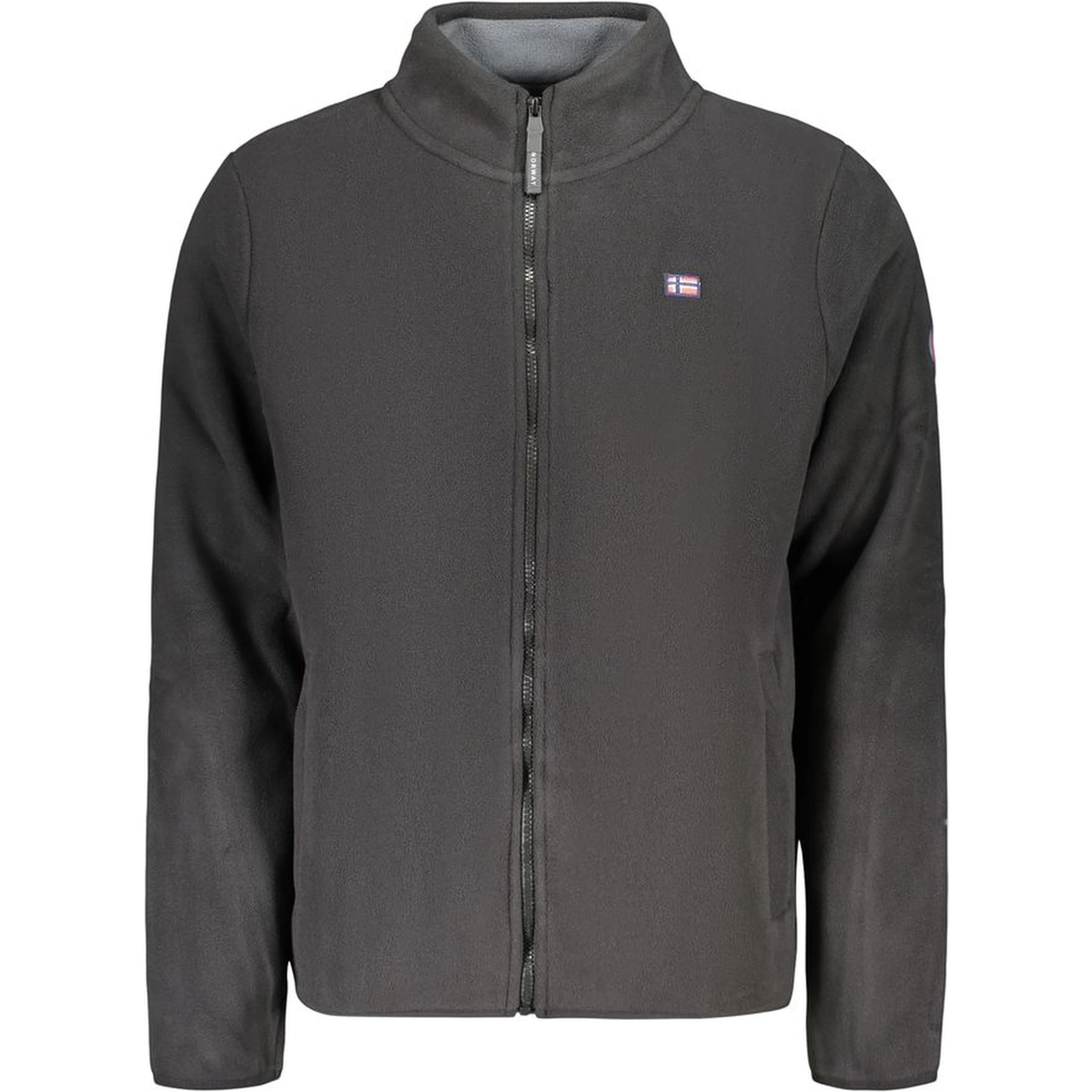 Black Polyester Men's Sweatshirt