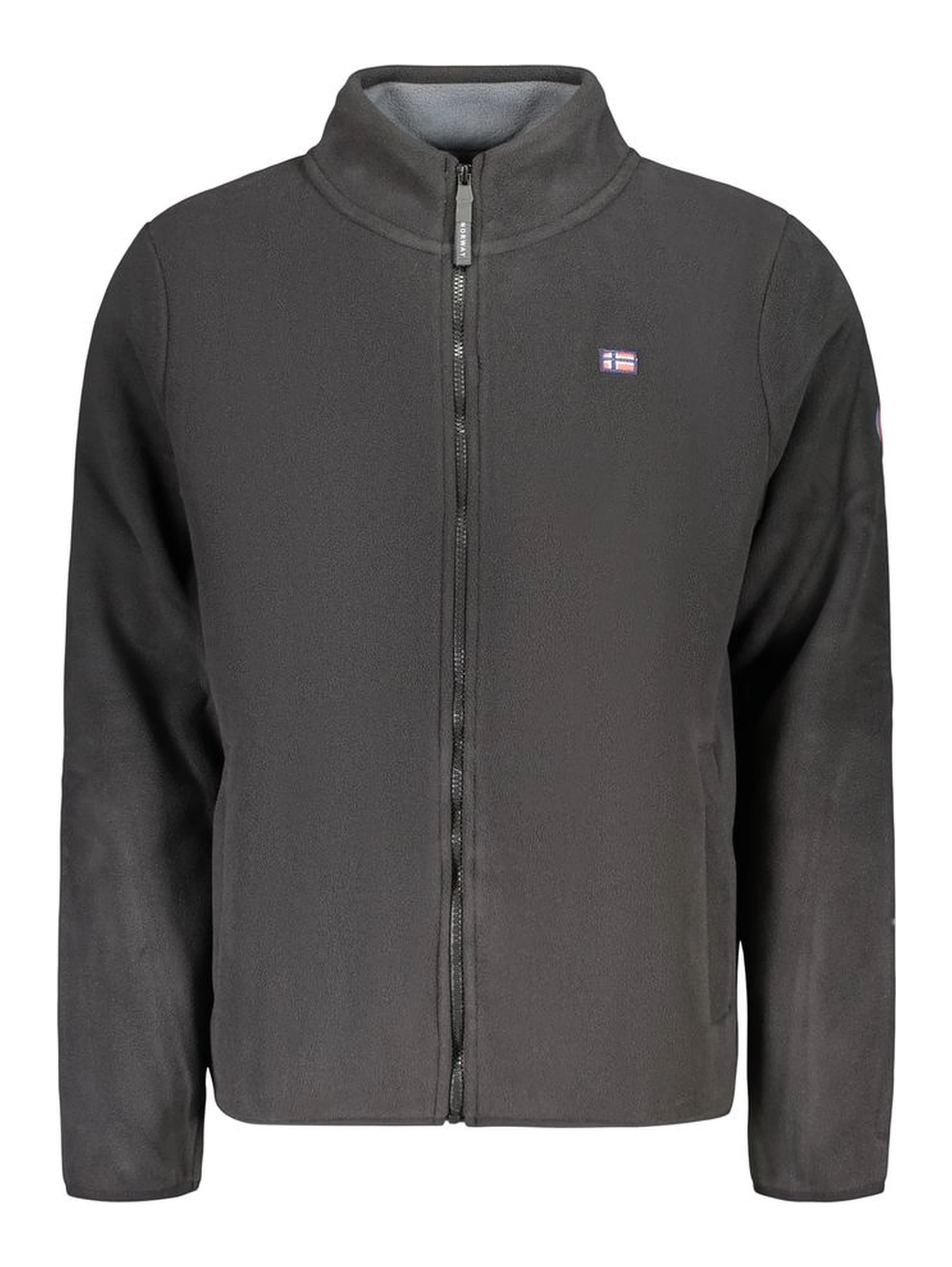 Black Polyester Men's Sweatshirt