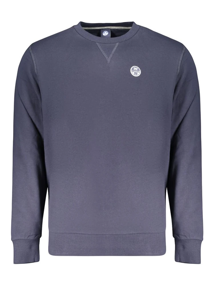 Blue Cotton Men's Sweatshirt