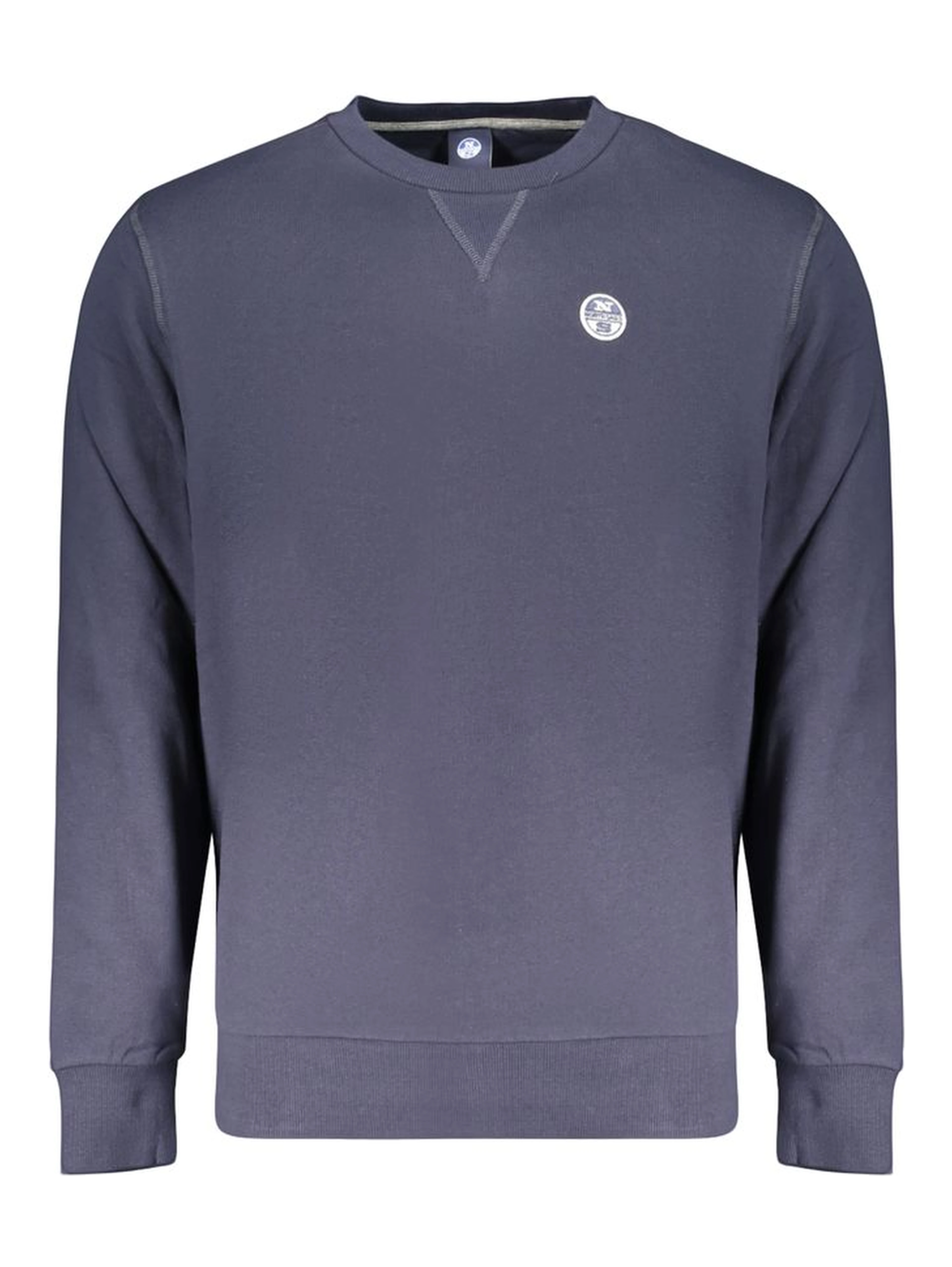 Blue Cotton Men's Sweatshirt