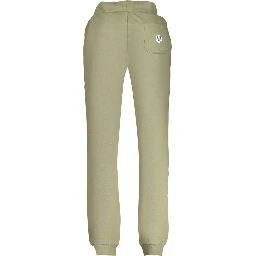 Green Cotton Men's Trouser