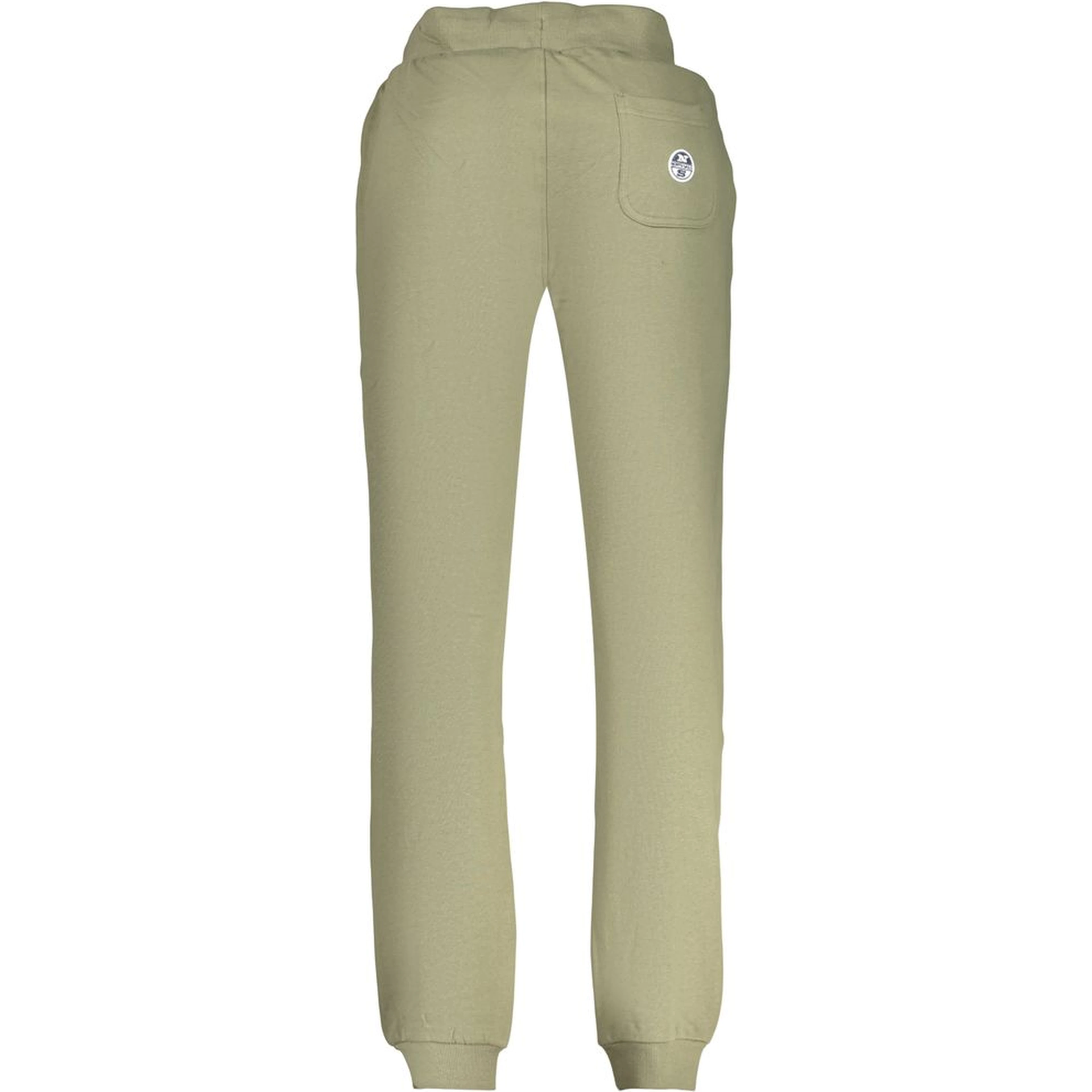 Green Cotton Men's Trouser