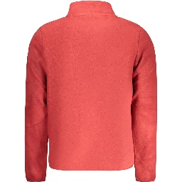 Rosso Poliestere Uomo Felpa