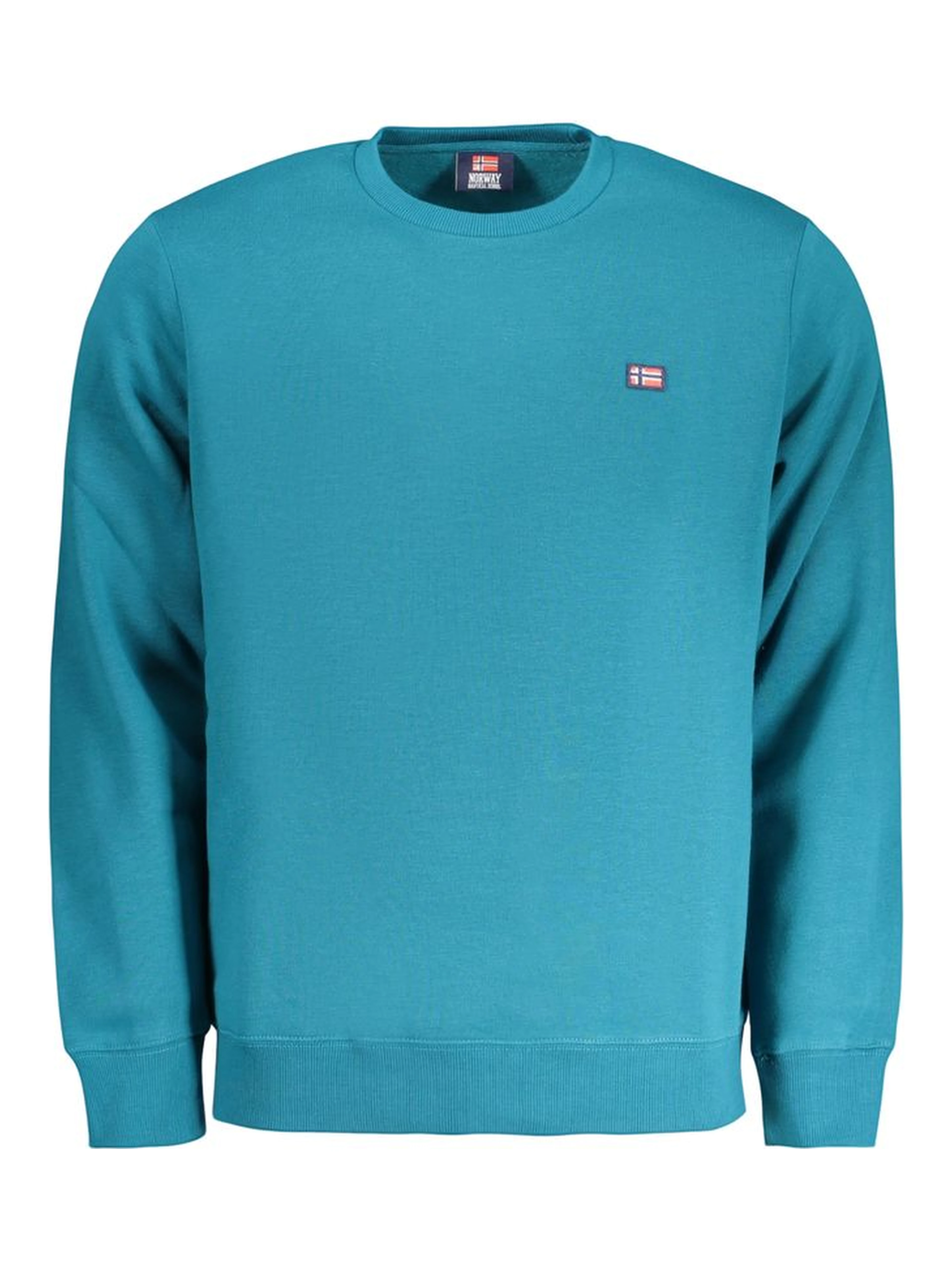 Blue Cotton Men's Sweatshirt